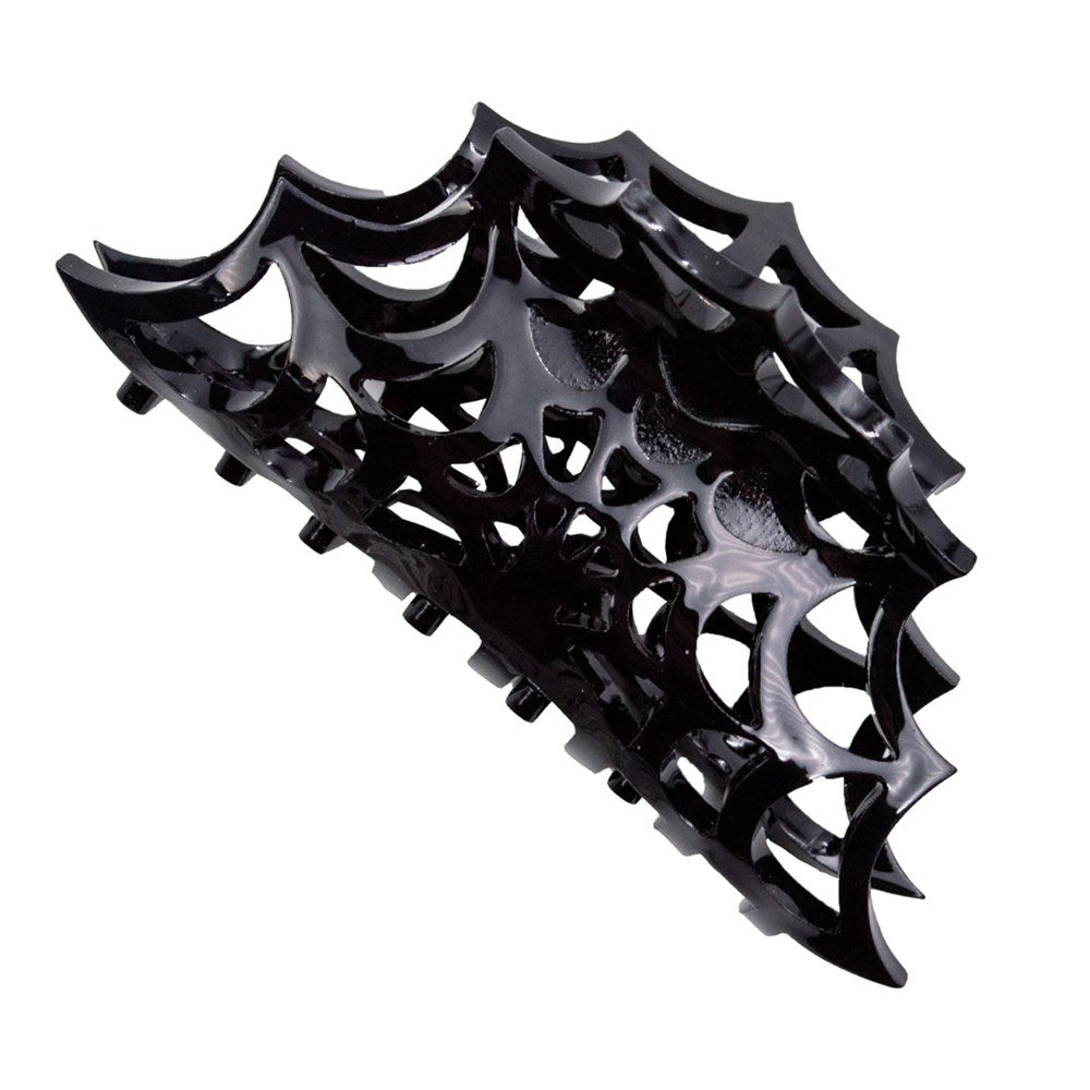 Spiderweb Hair Claw Clip Black - Kreepsville