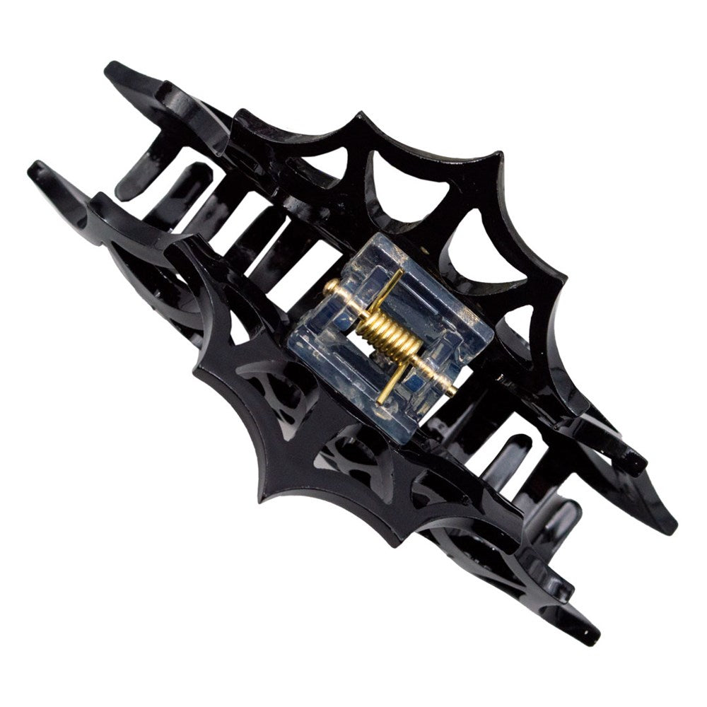 Spiderweb Hair Claw Clip Black - Kreepsville