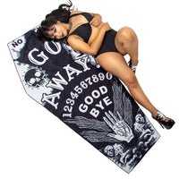 Thumbnail for Go Away Ouija Coffin Beach Towel - Kreepsville