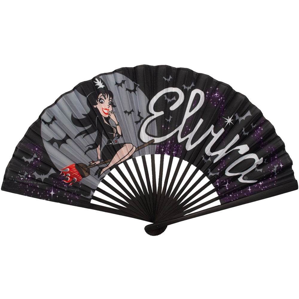 Elvira Bewitched Fabric Fan - Kreepsville