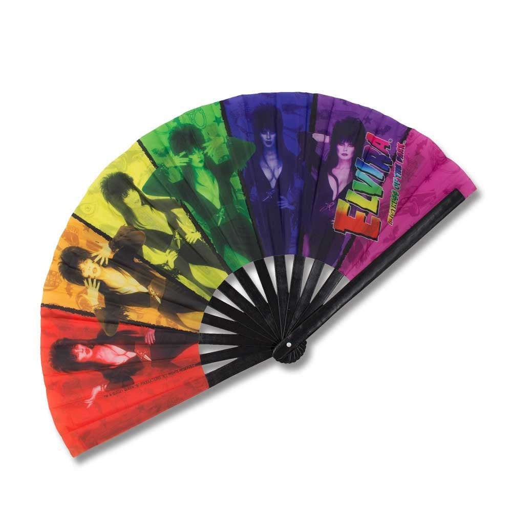 Elvira Rainbow Large Fan - Kreepsville