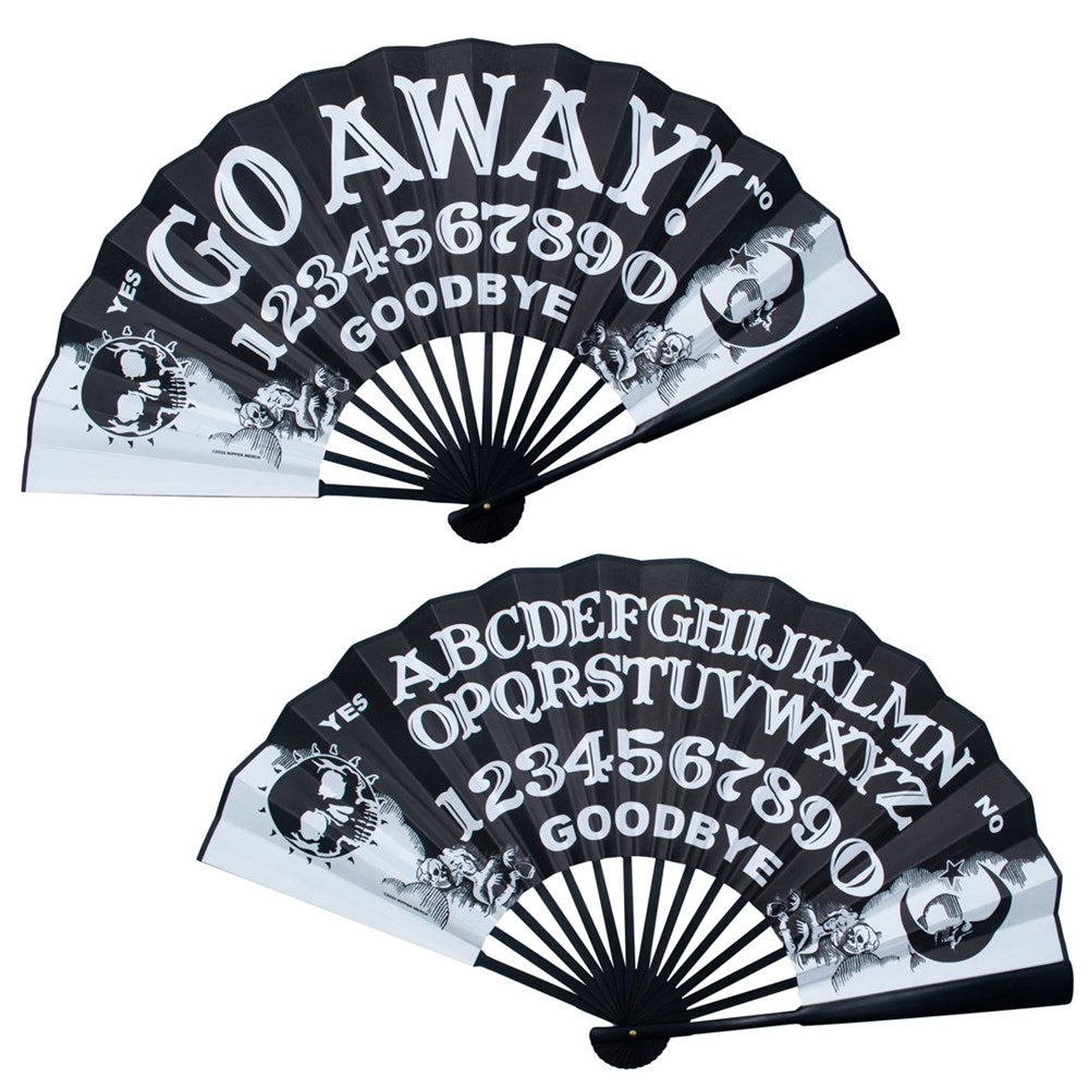 Go Away Ouija Double Sided Fan - Kreepsville