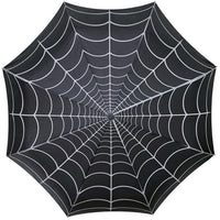 Thumbnail for Skull Handle Spiderweb Umbrella - Kreepsville