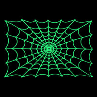 Thumbnail for Spiderweb Glow In The Dark Throw Blanket - Kreepsville