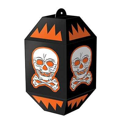 Vintage Halloween Skull Paper Lanterns - Kreepsville