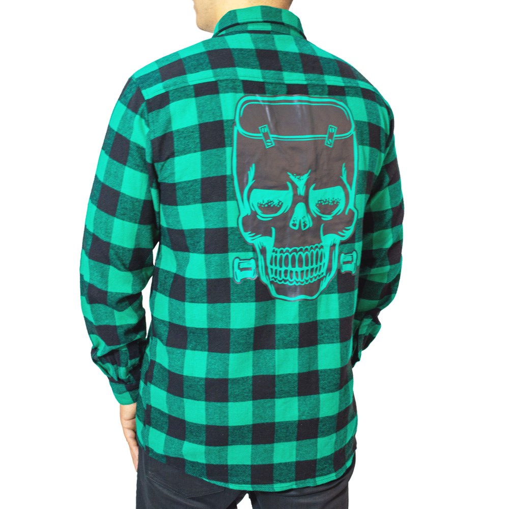 Franken Monster Green Flannel Shirt - Kreepsville