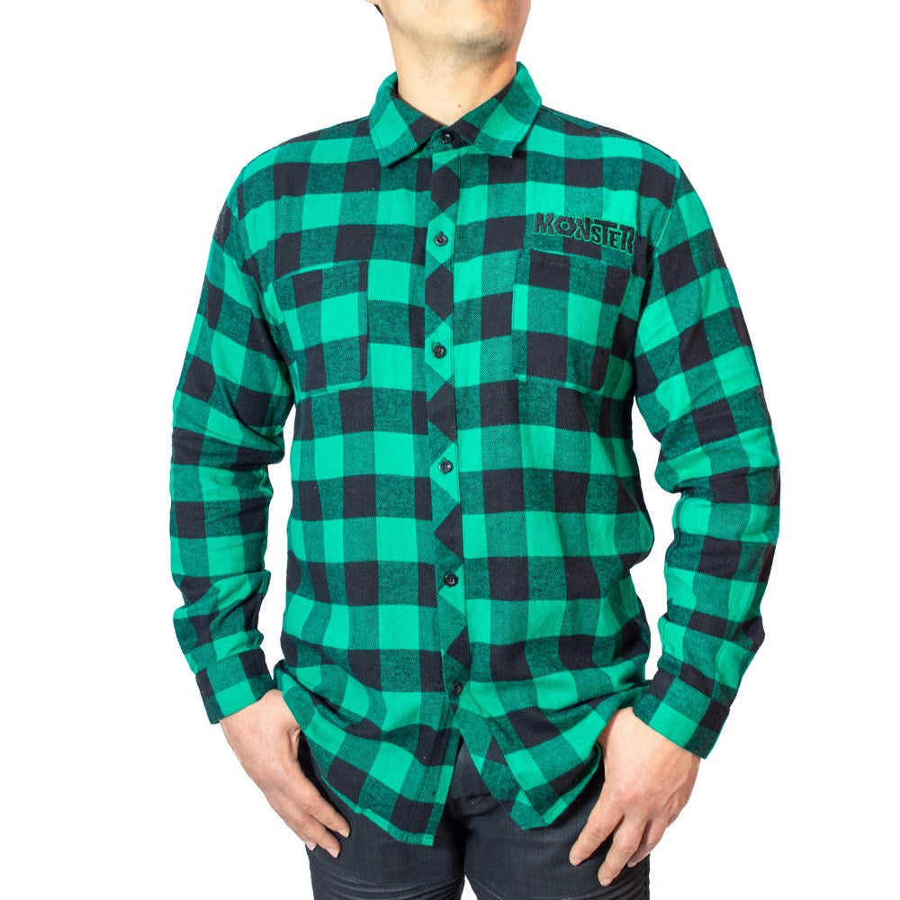Franken Monster Green Flannel Shirt - Kreepsville