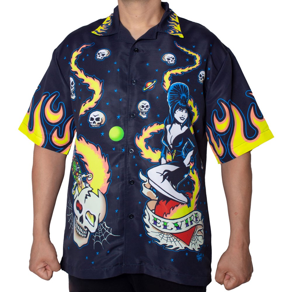 Elvira Tattoo Flames Sub Shirt