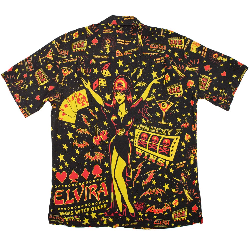 Elvira Vegas Repeat Red Sub Shirt - Kreepsville