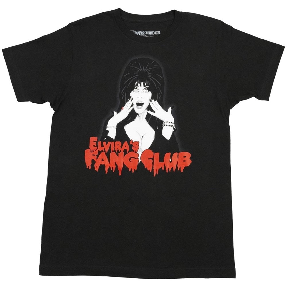 Elvira Fang Club Mens T-Shirt - Kreepsville