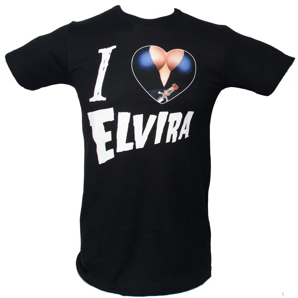 Elvira I Heart Mens Tshirt - Kreepsville