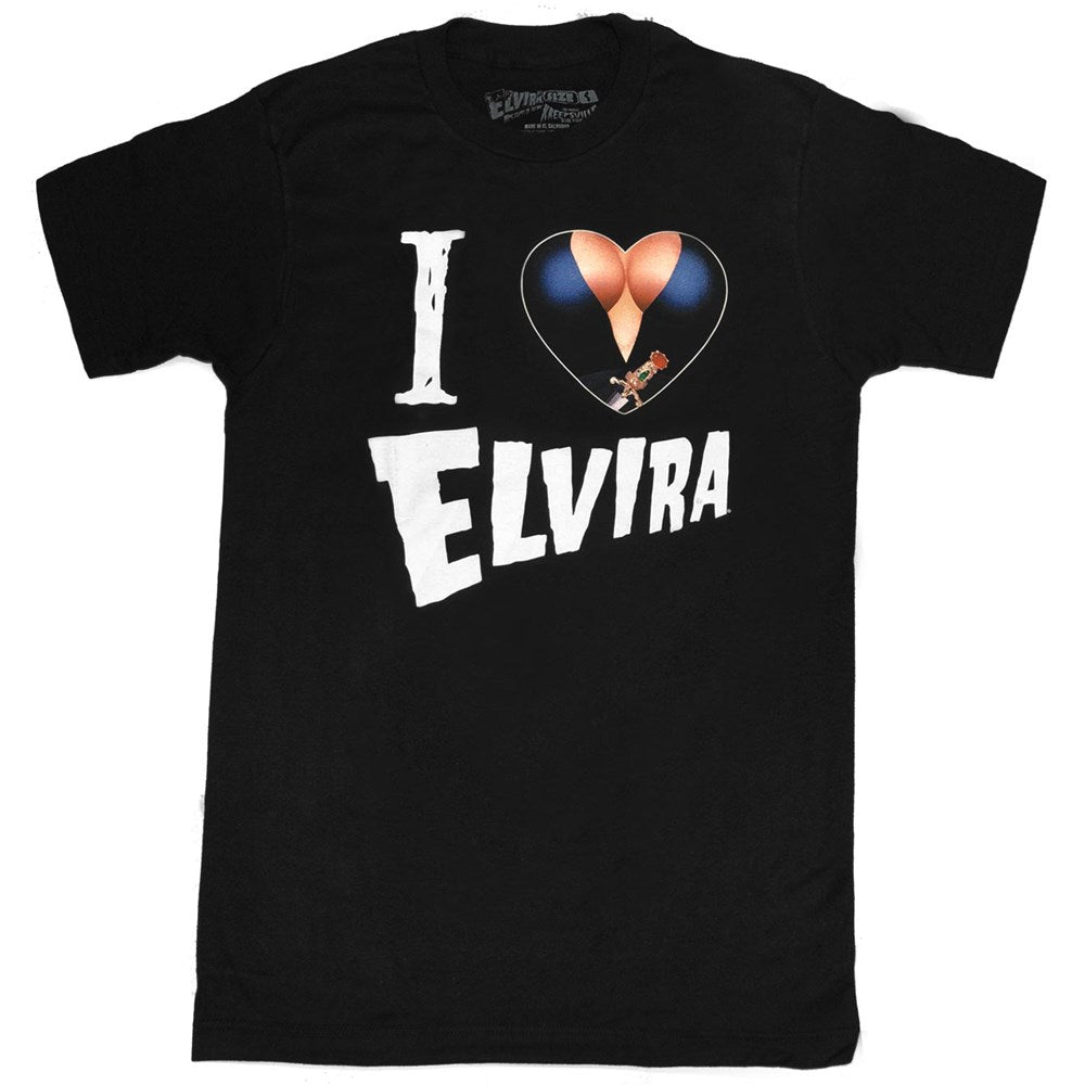 Elvira I Heart Mens Tshirt - Kreepsville