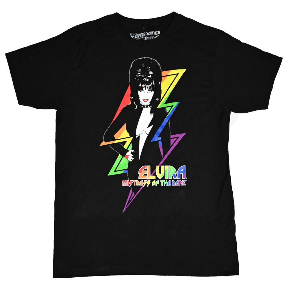 Elvira Pride Rainbow Bolt T-Shirt - Kreepsville