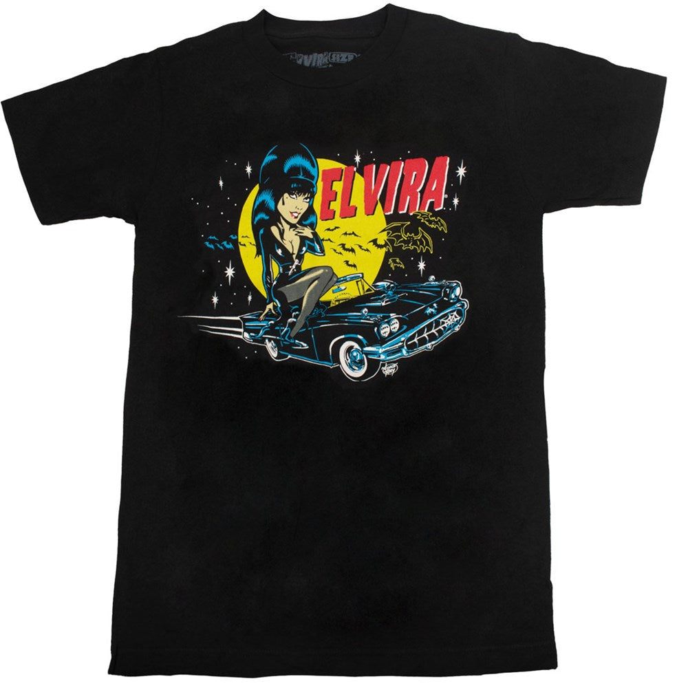 Elvira Vince Ray Mobile Mens T-shirt - Kreepsville
