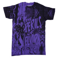 Thumbnail for Elvira Perils Of Purple Men's T-shirt - Kreepsville