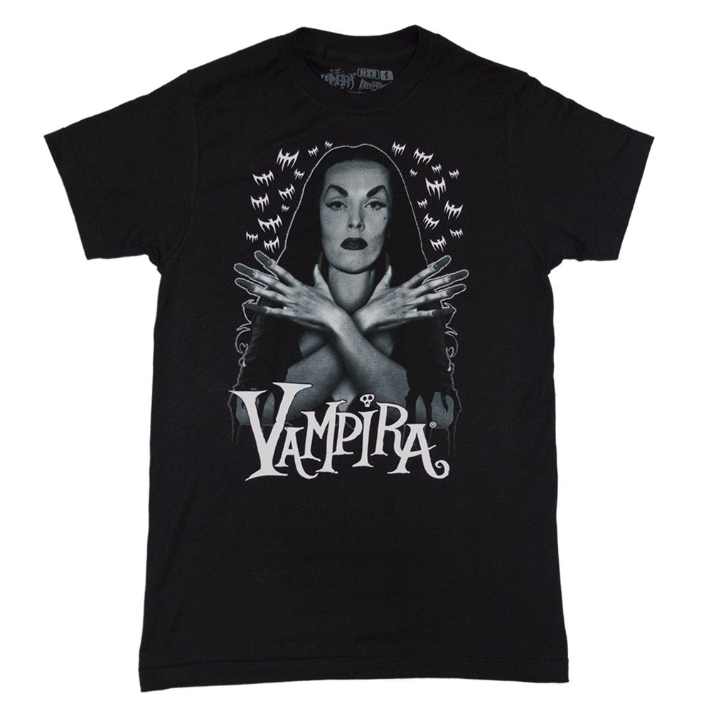 Vampira Bat Flock T-shirt - Kreepsville