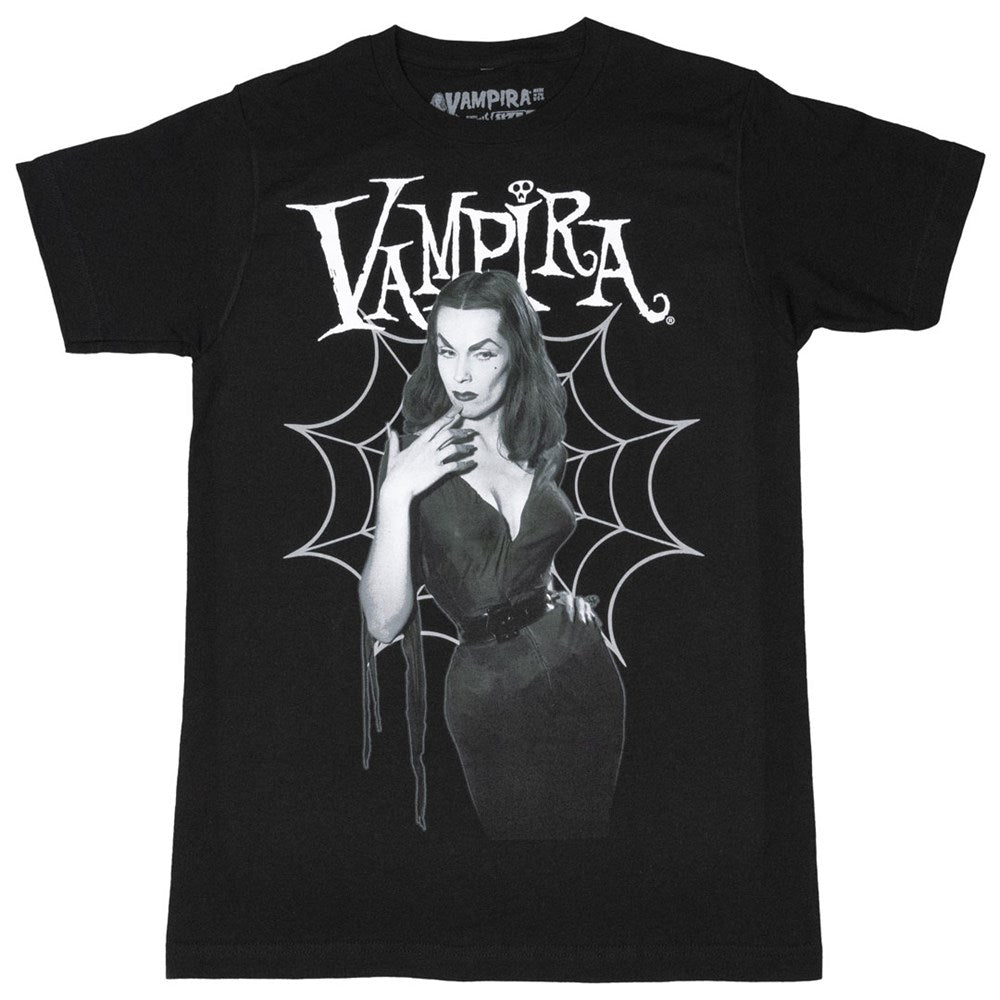 Vampira Cobweb T-shirt - Kreepsville
