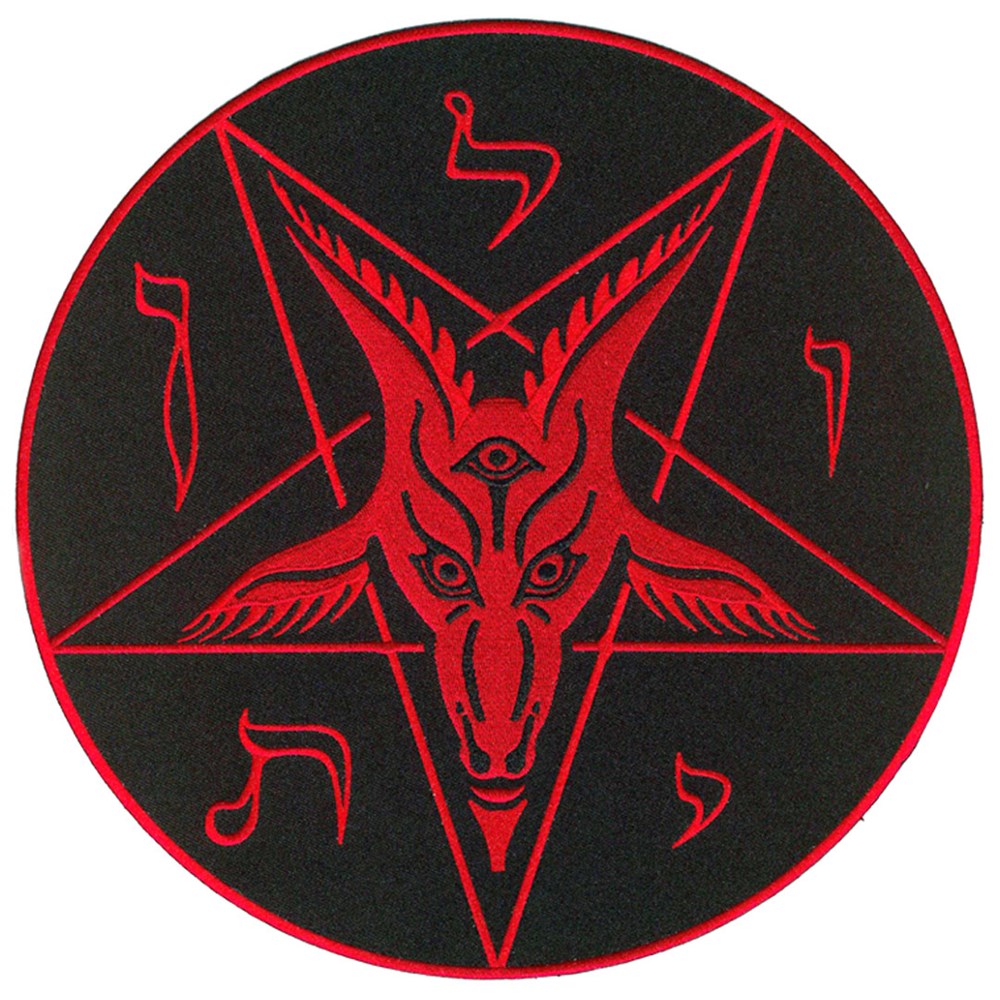 Satanic Circle XL Back Patch - Kreepsville