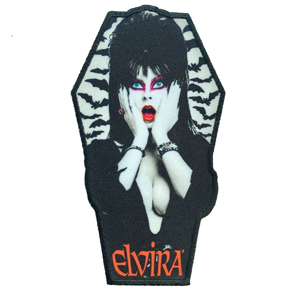 Elvira Bat Coffin Patch - Kreepsville
