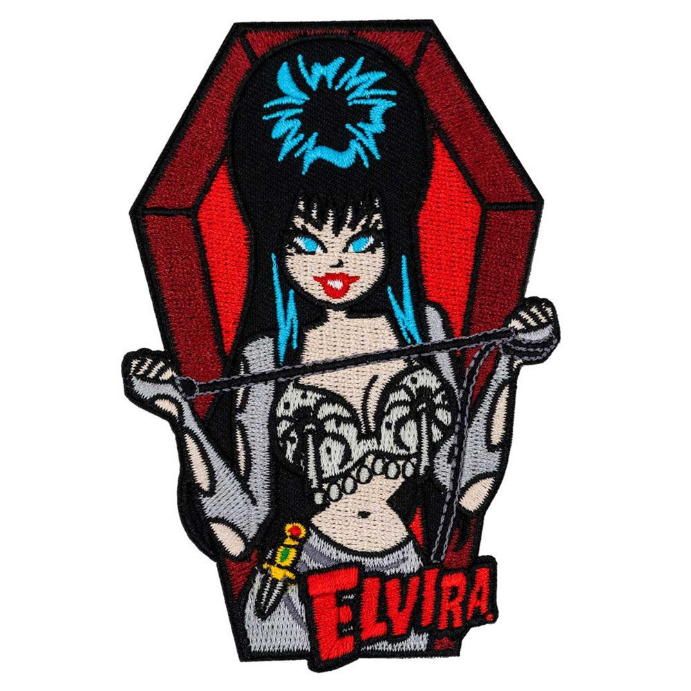 Elvira Coffin Spiders Patch - Kreepsville