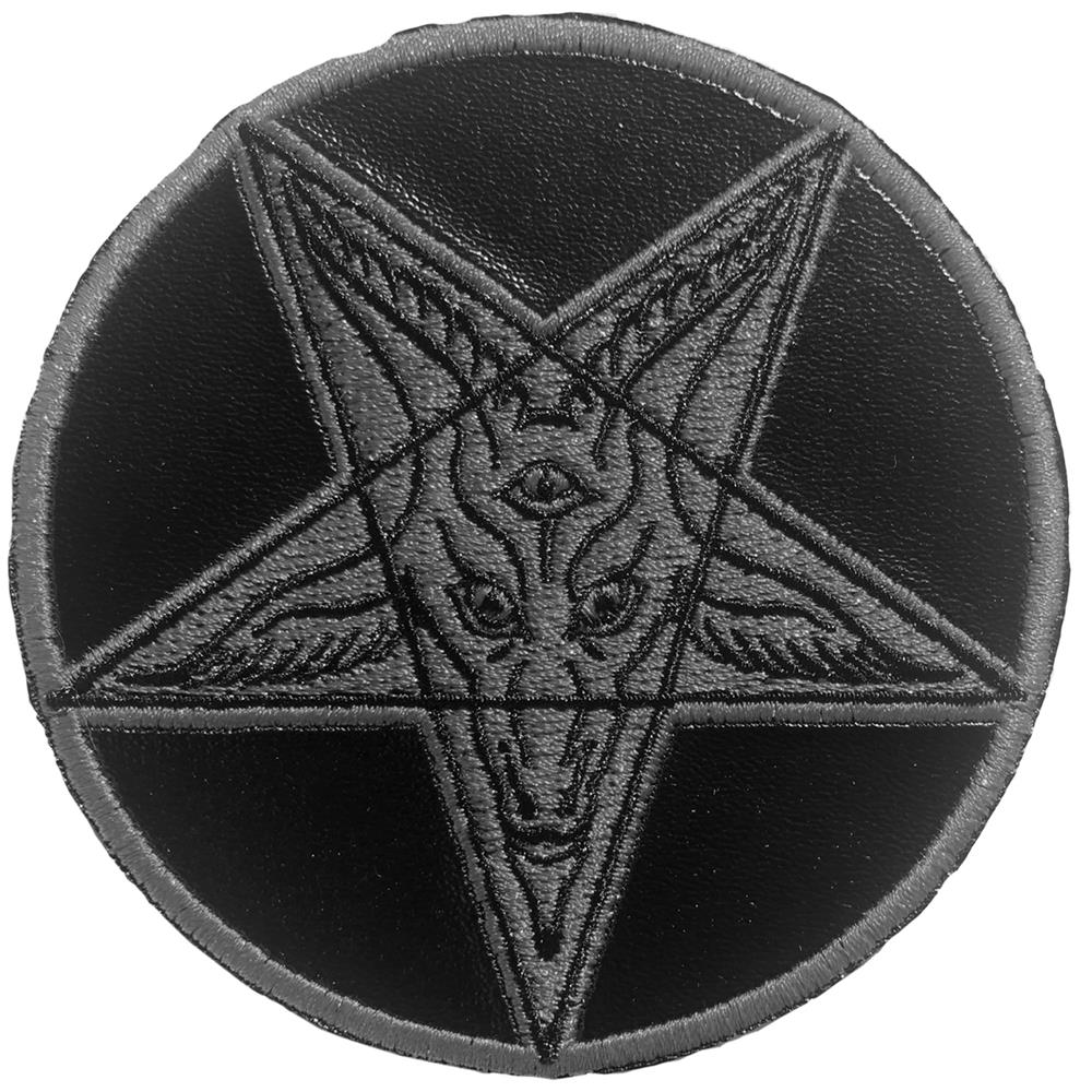 Satanic Circle Shiny Black Patch - Kreepsville