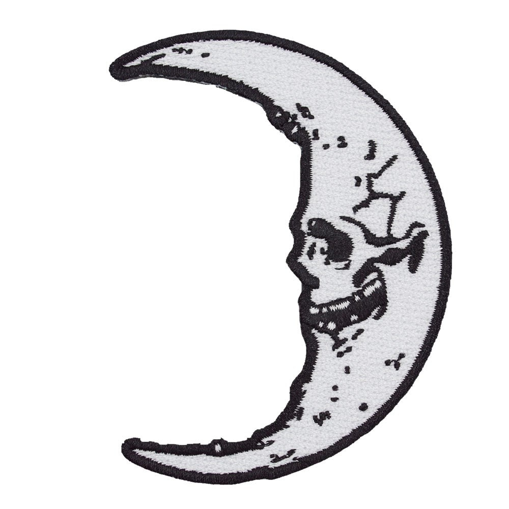 Skull Crescent Moon Patch - Kreepsville
