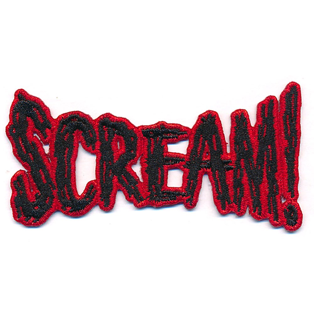 Scream Text Red Patch - Kreepsville