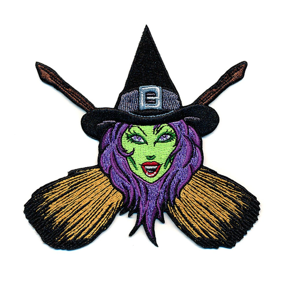 Witch Cross Brooms Patch - Kreepsville