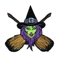 Thumbnail for Witch Cross Brooms Patch - Kreepsville