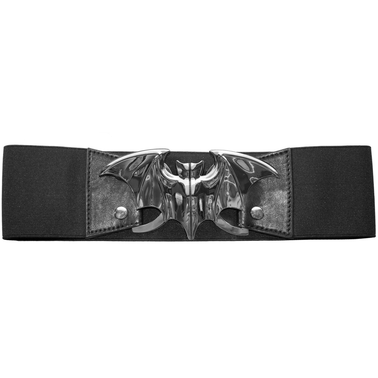 Elastic Waist Belt Bat Silver - Kreepsville